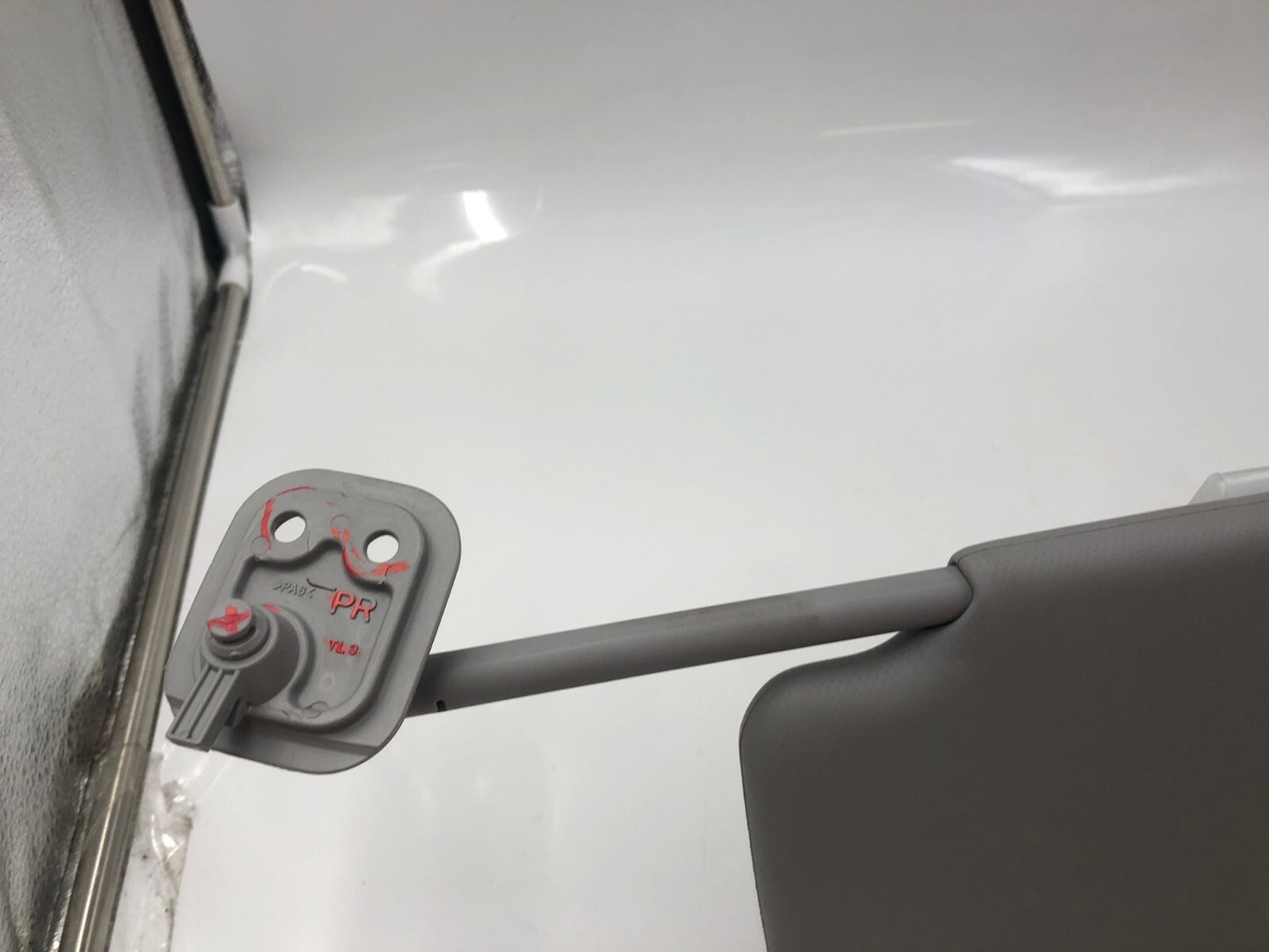 2016-2021 Hyundai Tucson Passenger Sun Visor Gray OEM D03B30080