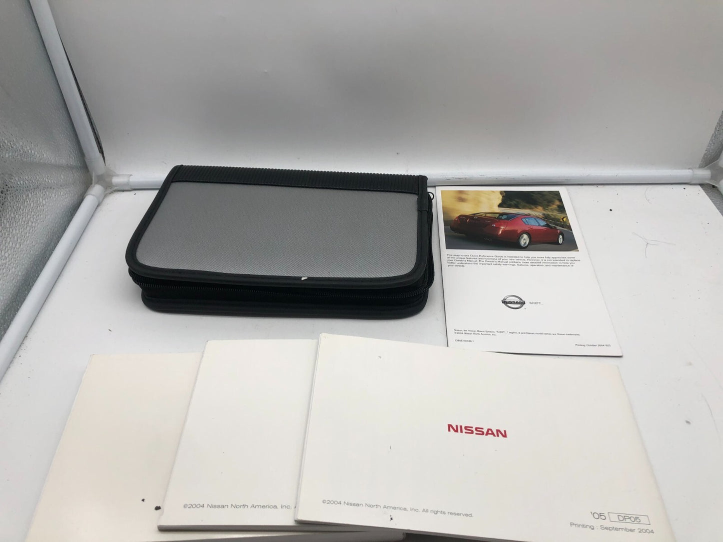 2005 Nissan Maxima Owners Manual Set with Case OEM B03B43002