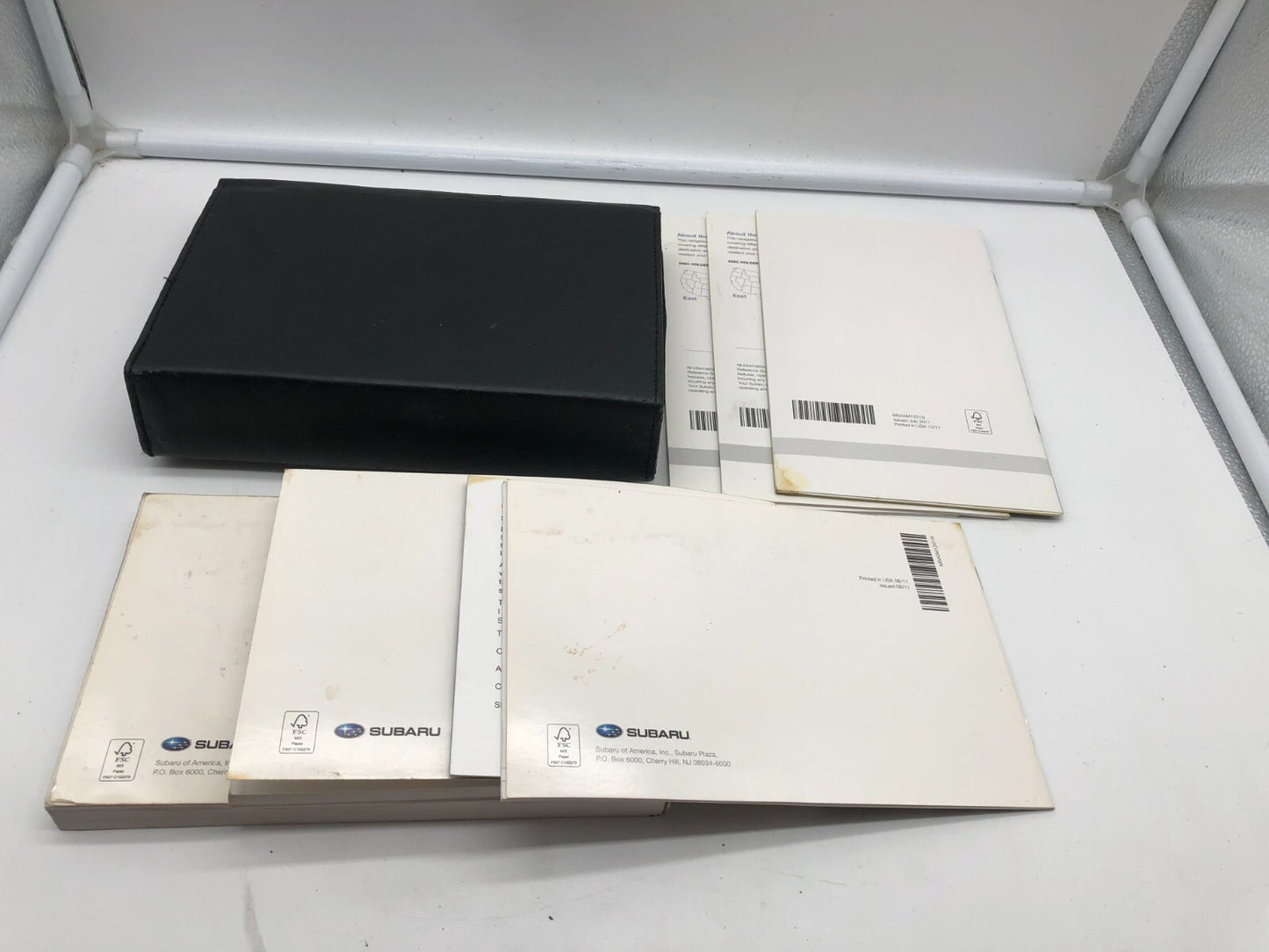 2012 Subaru Legacy Owners Manual Set with Case OEM A02B02024