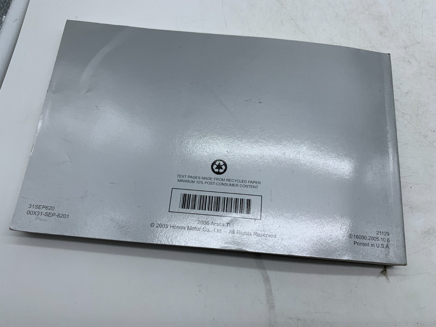2006 Acura TL Owners Manual OEM A03B53007