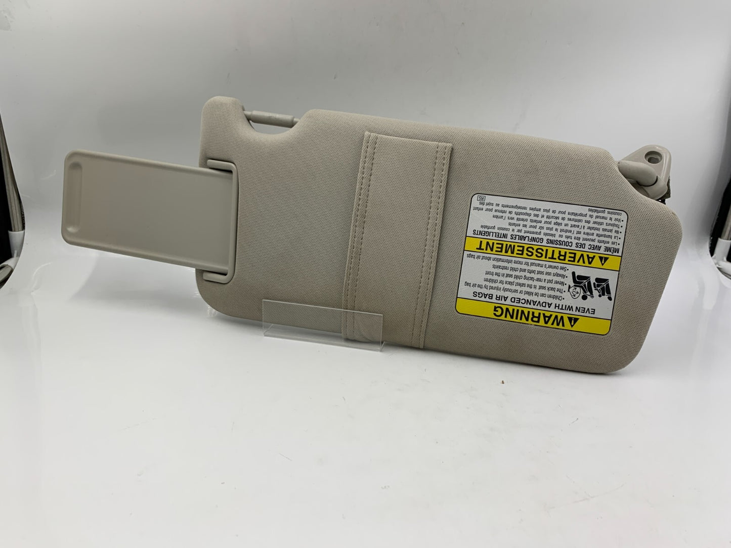 2010-2014 Subaru Legacy Driver Sun Visor Gray Illuminated OEM B03B25067