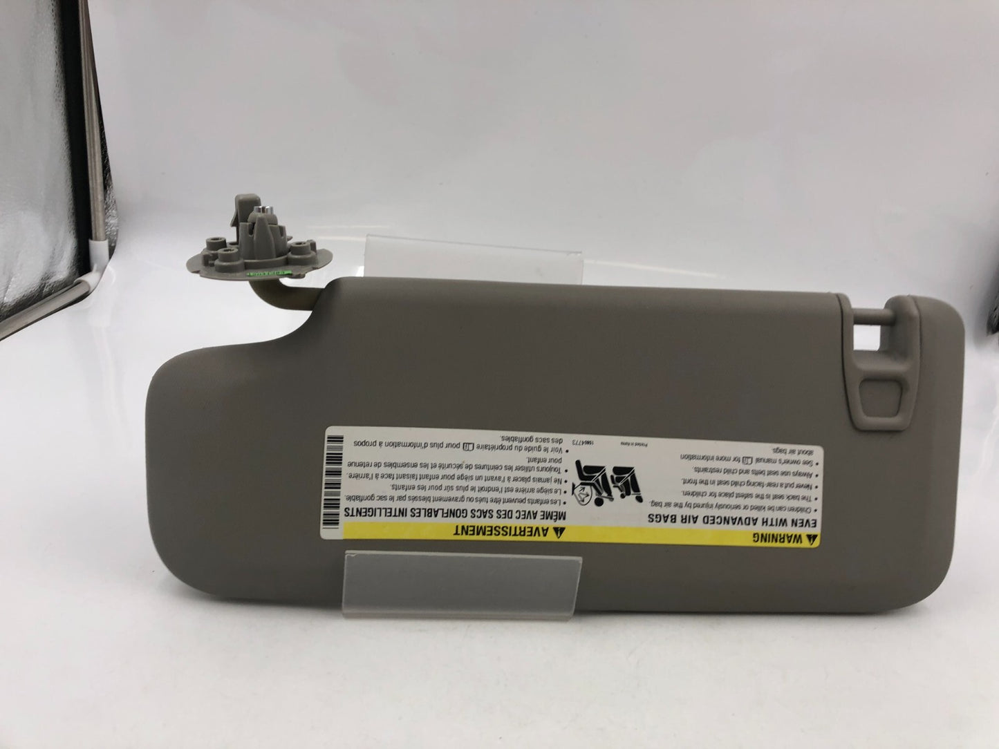 2011-2016 Chevrolet Cruze Passenger Sun Visor Gray Illumination OEM A01B32040