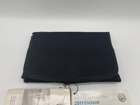 2011 Buick Enclave Owners Manual Set with Case OEM A01B24020