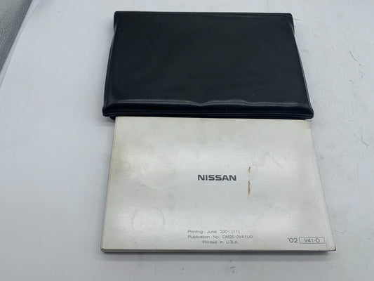 2002 Nissan Quest Owners Manual with Case OEM R01B15009