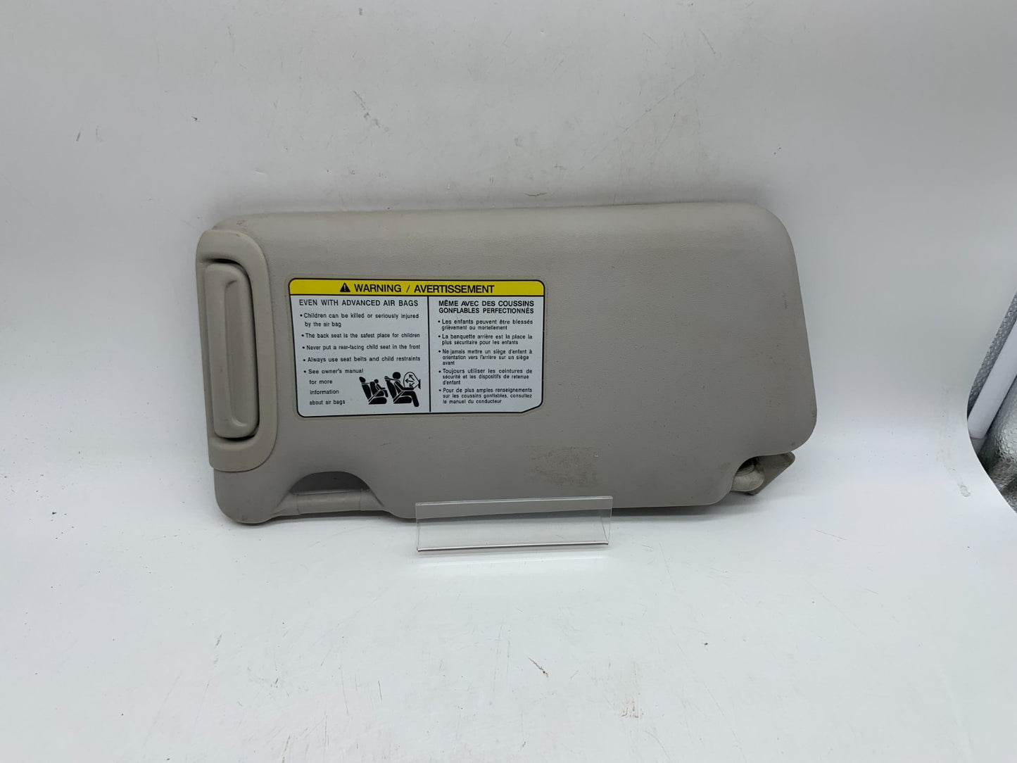 2013-2015 Nissan Versa Sedan Passenger Sun Visor Sunvisor Gray OEM D02B43009