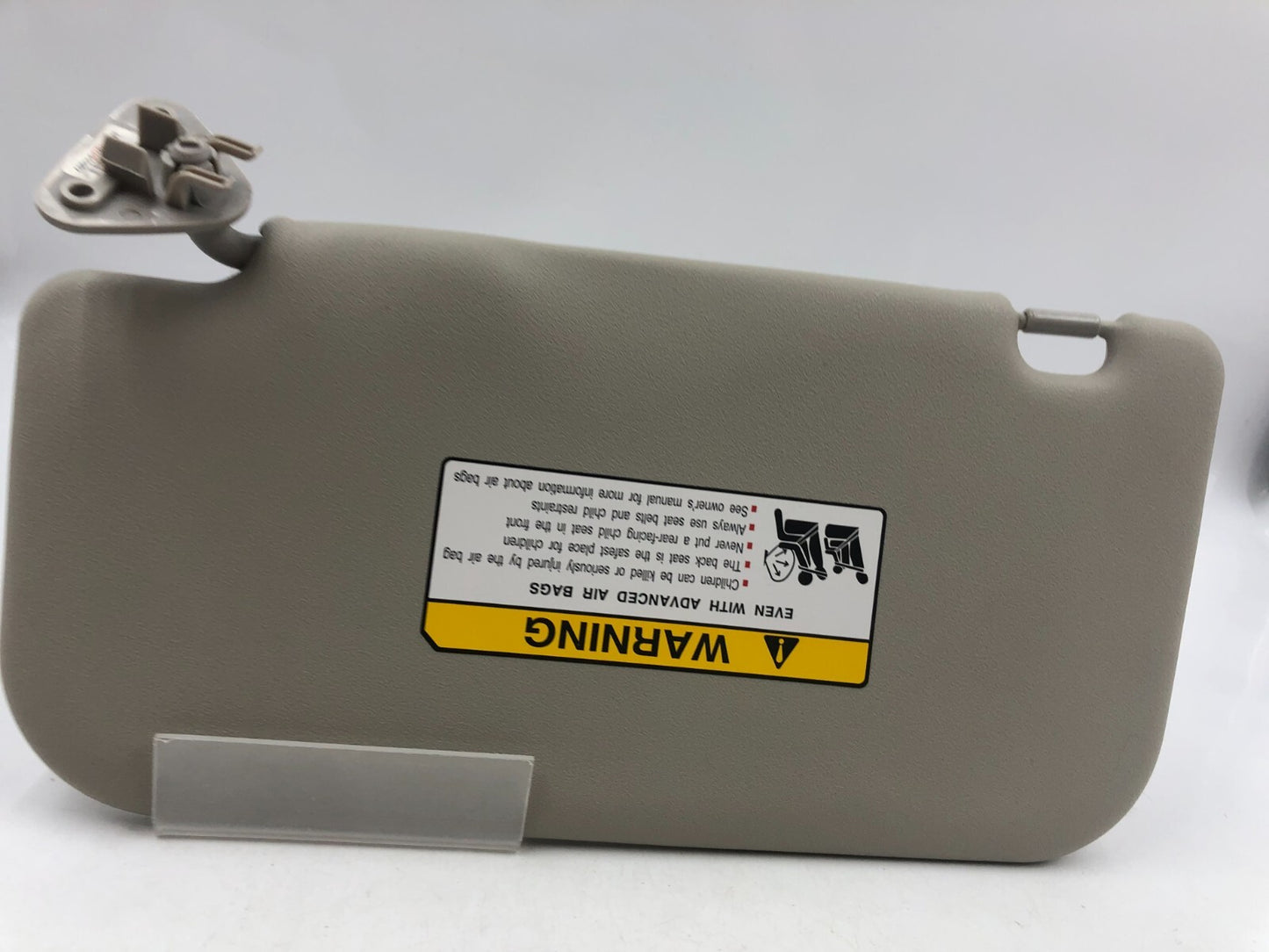 2014-2019 Mitsubishi Mirage Passenger Sun Visor Gray OEM C02B17083