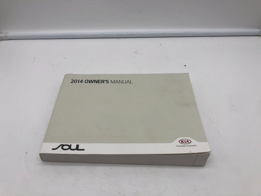 2014 Kia Soul Owners Manual OEM B01B41035