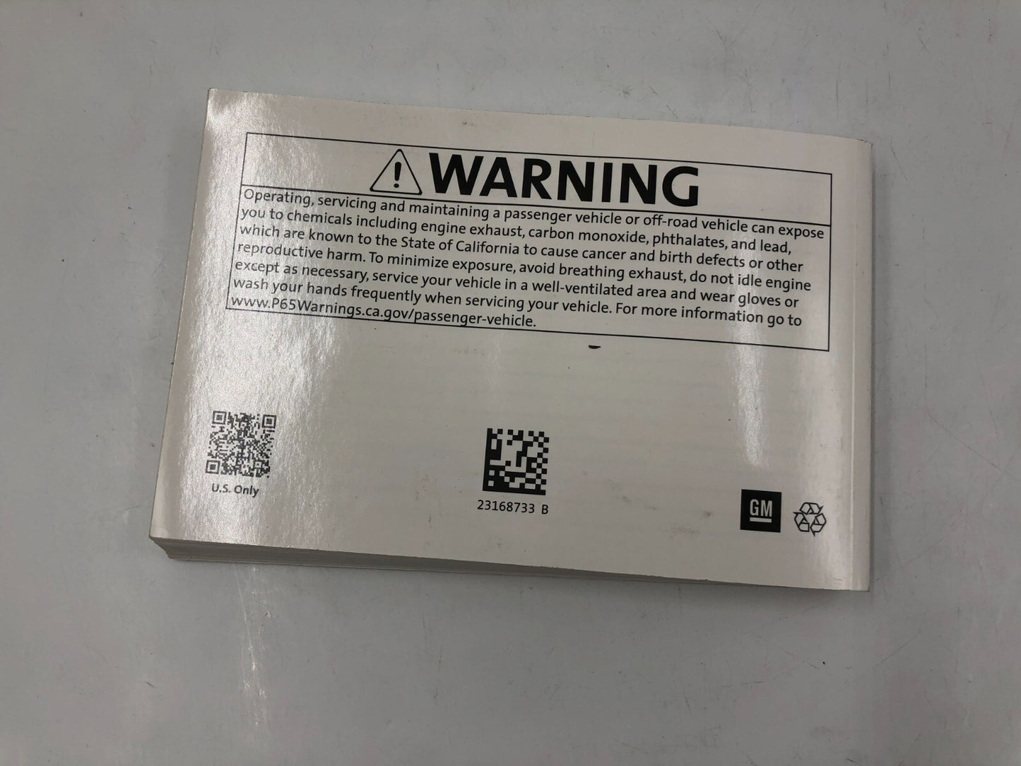 2018 Chevy Traverse Owners Manual Set OEM A04B21087