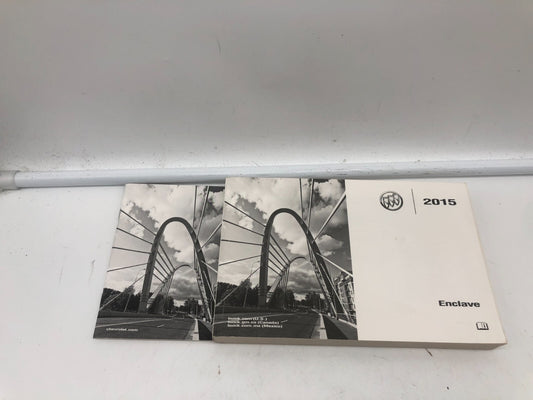 2015 Buick Enclave Owners Manual Set OEM A03B35048
