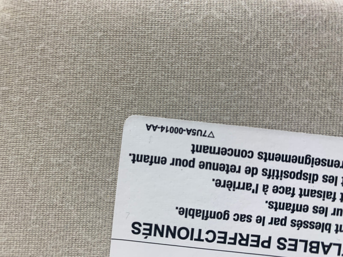 2008-2009 Ford Taurus X Passenger Sun Visor Sunvisor Beige Illuminated E03B61002