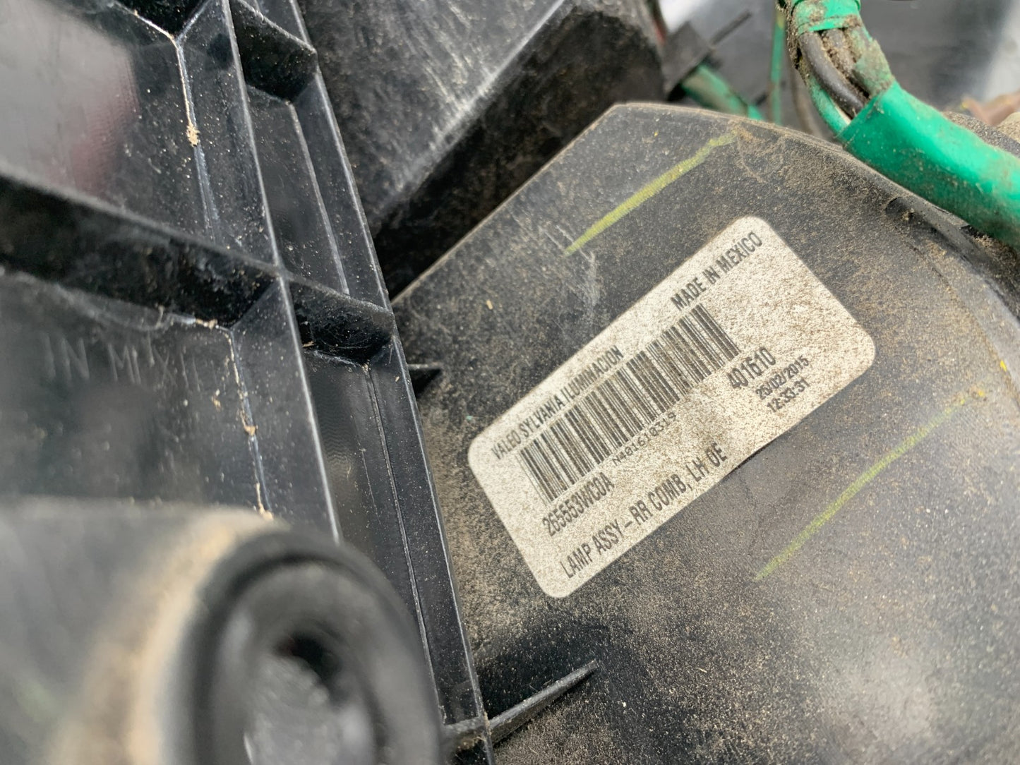 2014-2019 Nissan Versa Driver Side Tail Light Taillight OEM C02B43001