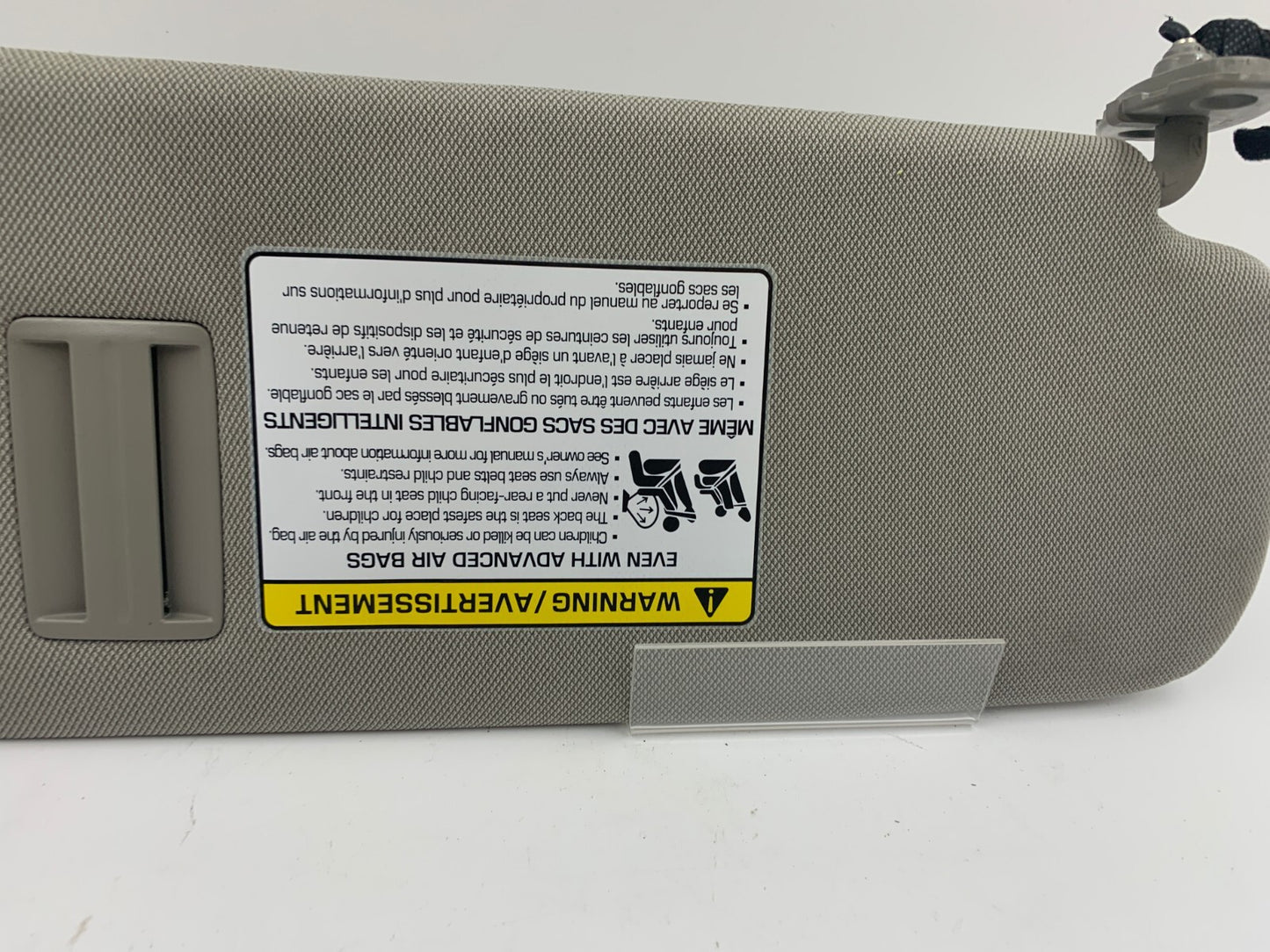 2015-2020 Kia Sedona Driver Sun Visor Tan OEM A04B03034