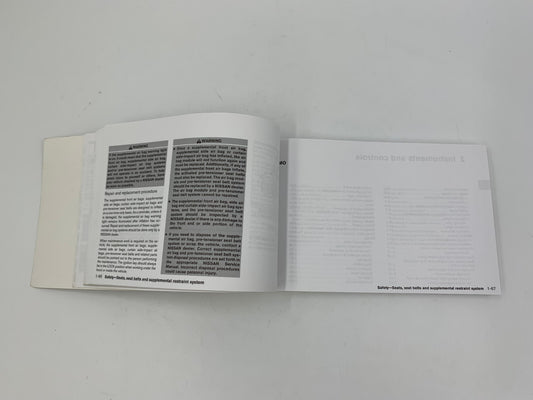 2007 Nissan Quest Owners Manual OEM E02B05020