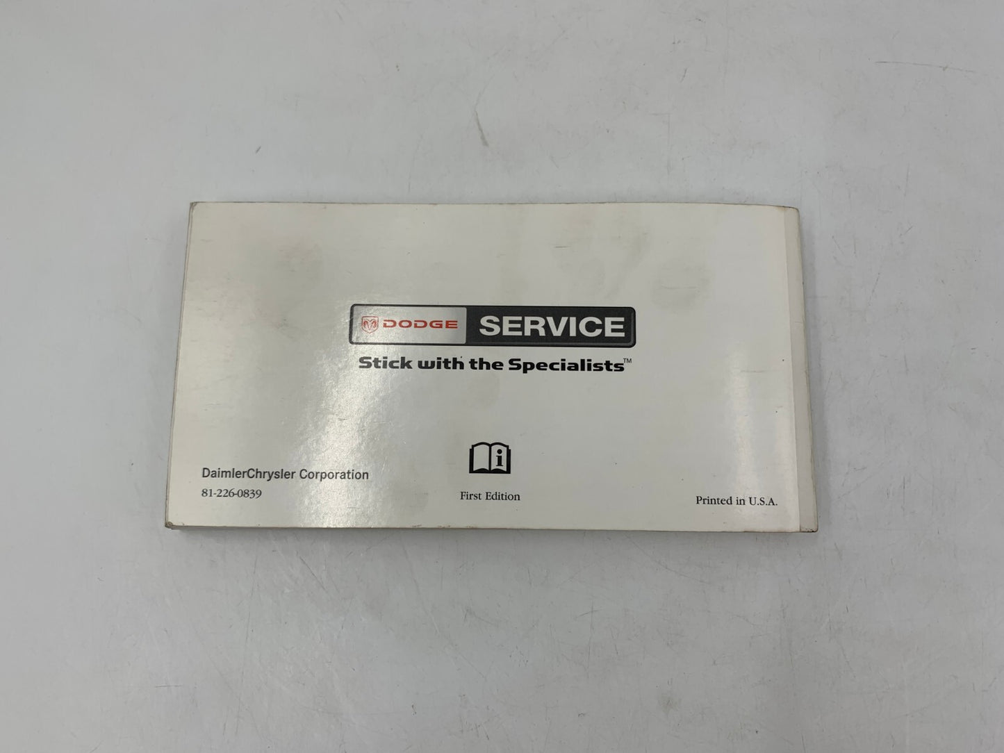 2008 Dodge Caliber Owners Manual with Case OEM A01B08029