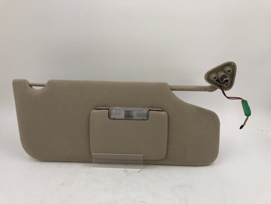 2008-2009 Mercury Sable Passenger Sun Visor Tan Illuminated OEM B02B29003