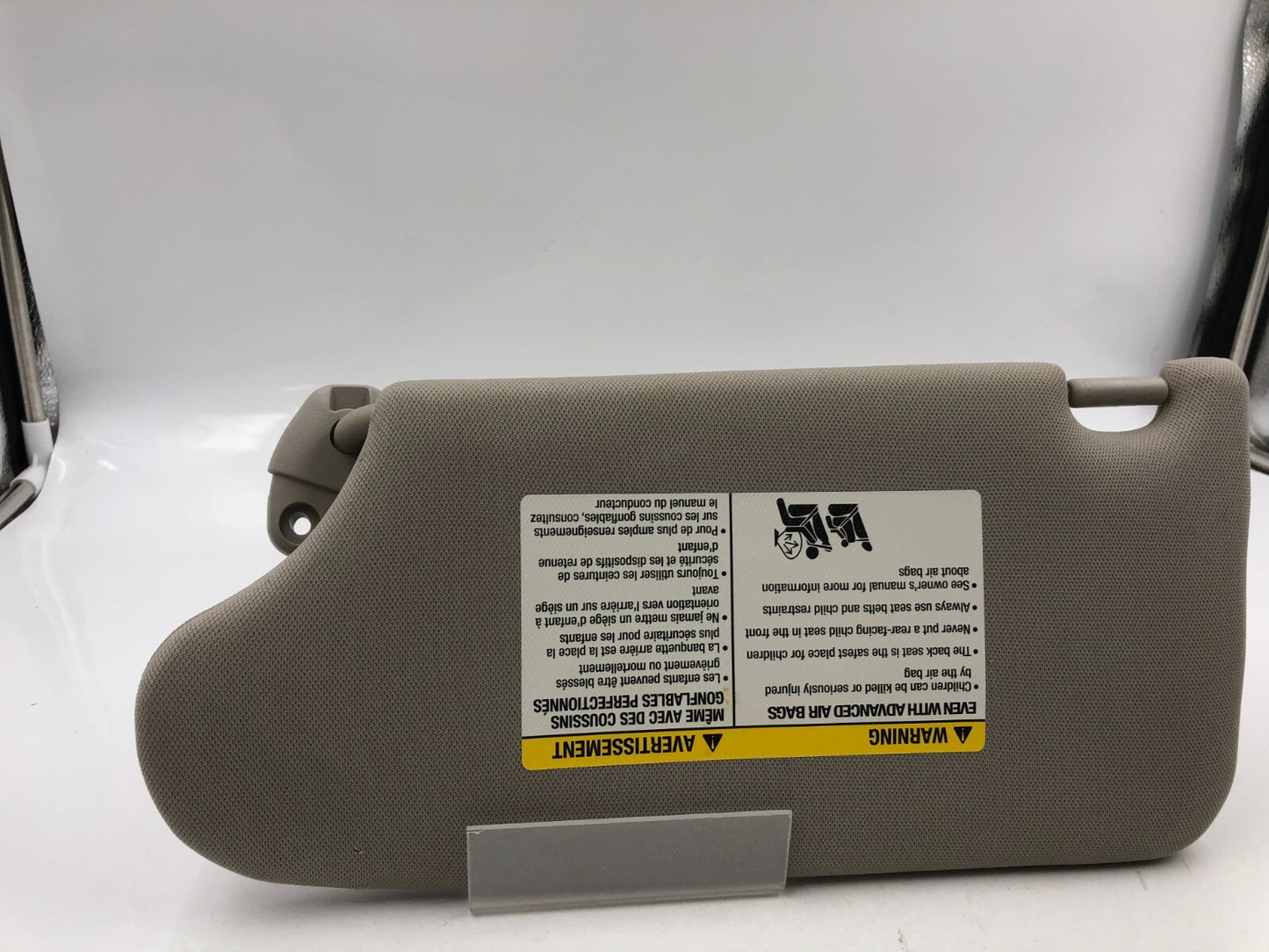 2013-2018 Nissan Altima Passenger Sun Visor Gray Illumination OEM D03B21050