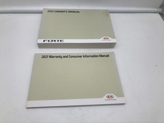 2021 Kia Forte Owners Manual Set OEM R01B27018