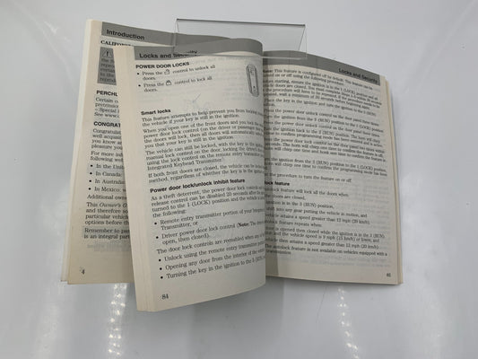 2007 Ford Fusion Owners Manual OEM A04B19057