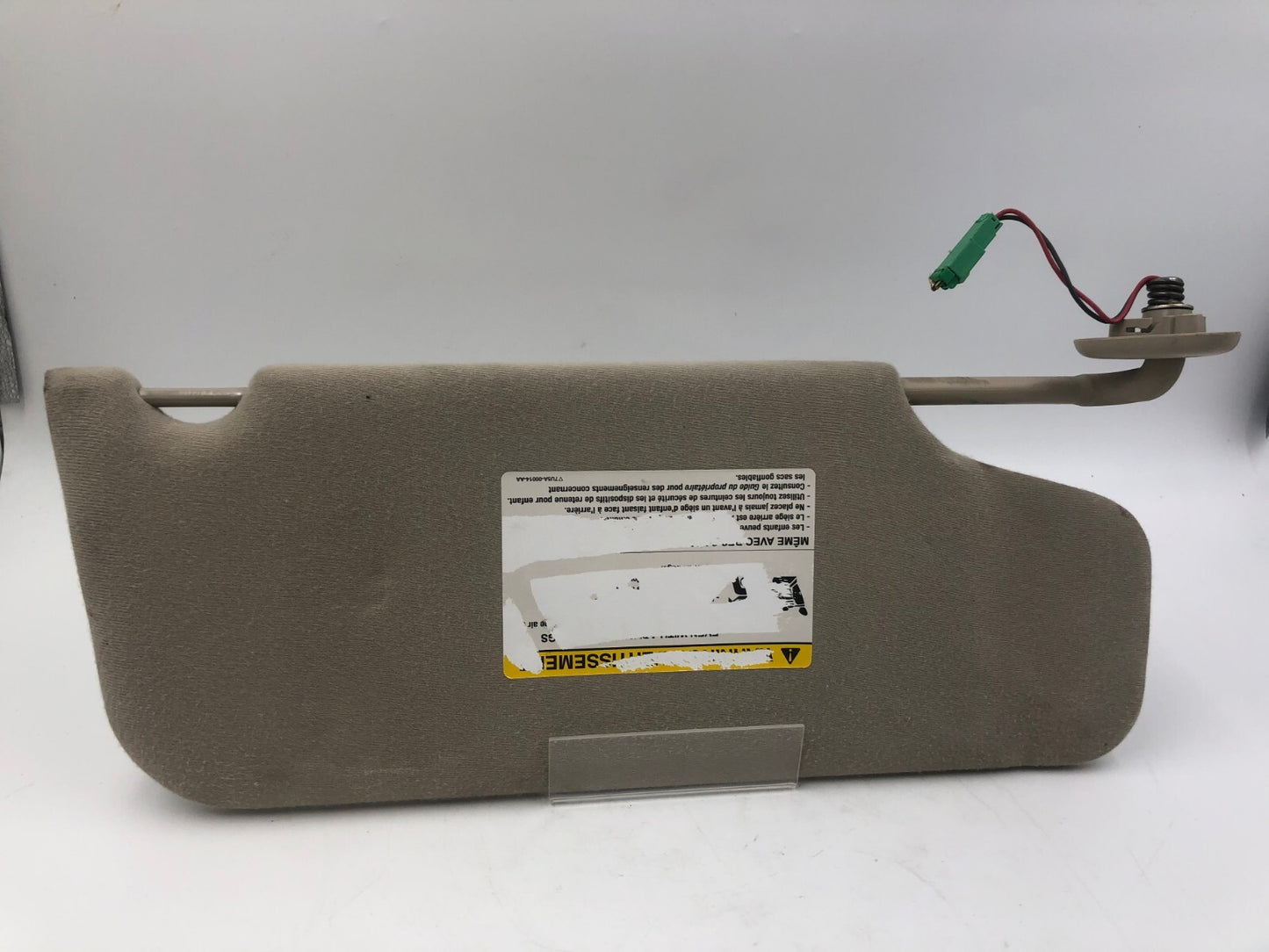 2008-2009 Ford Taurus X Driver Sun Visor Sunvisor Gray Illuminated OEM E02B25011