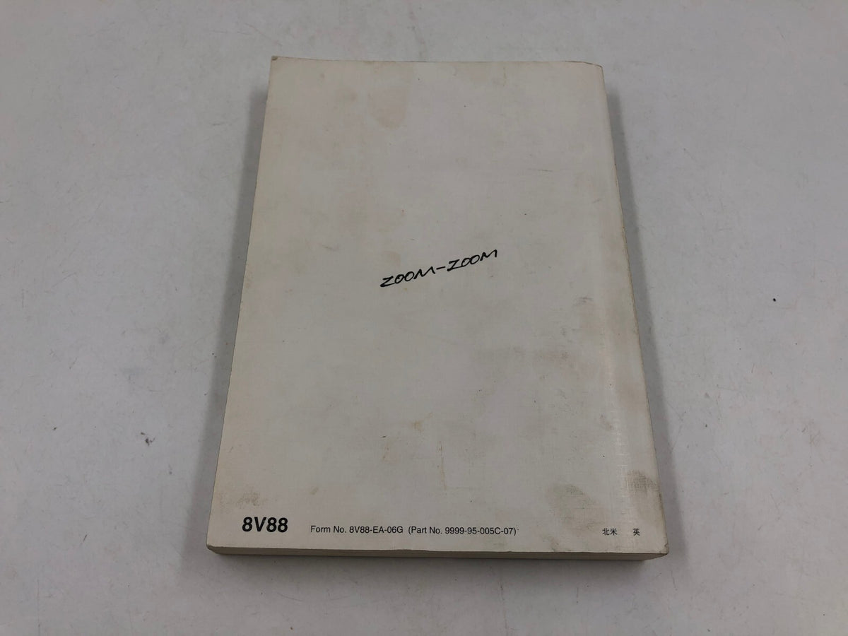 2007 Mazda 5 Owners Manual OEM D02B04049