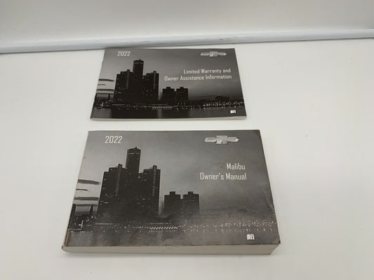 2022 Chevrolet Malibu Owners Manual Set OEM D03B10009