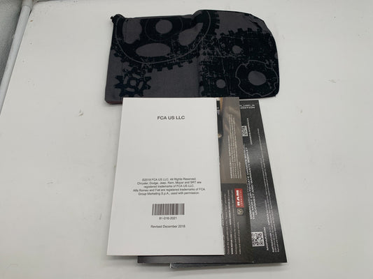 2020 Ram Promaster Owners Manual Set with Case OEM B04B23022