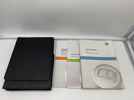 2015 Volkswagen Jetta Owners Manual Set with Case OEM E02B24070