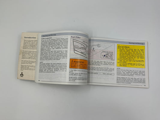 2001 Mitsubishi Diamante Owners Manual OEM
