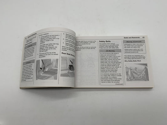 2016 Chevrolet Malibu Owners Manual OEM B04B20012