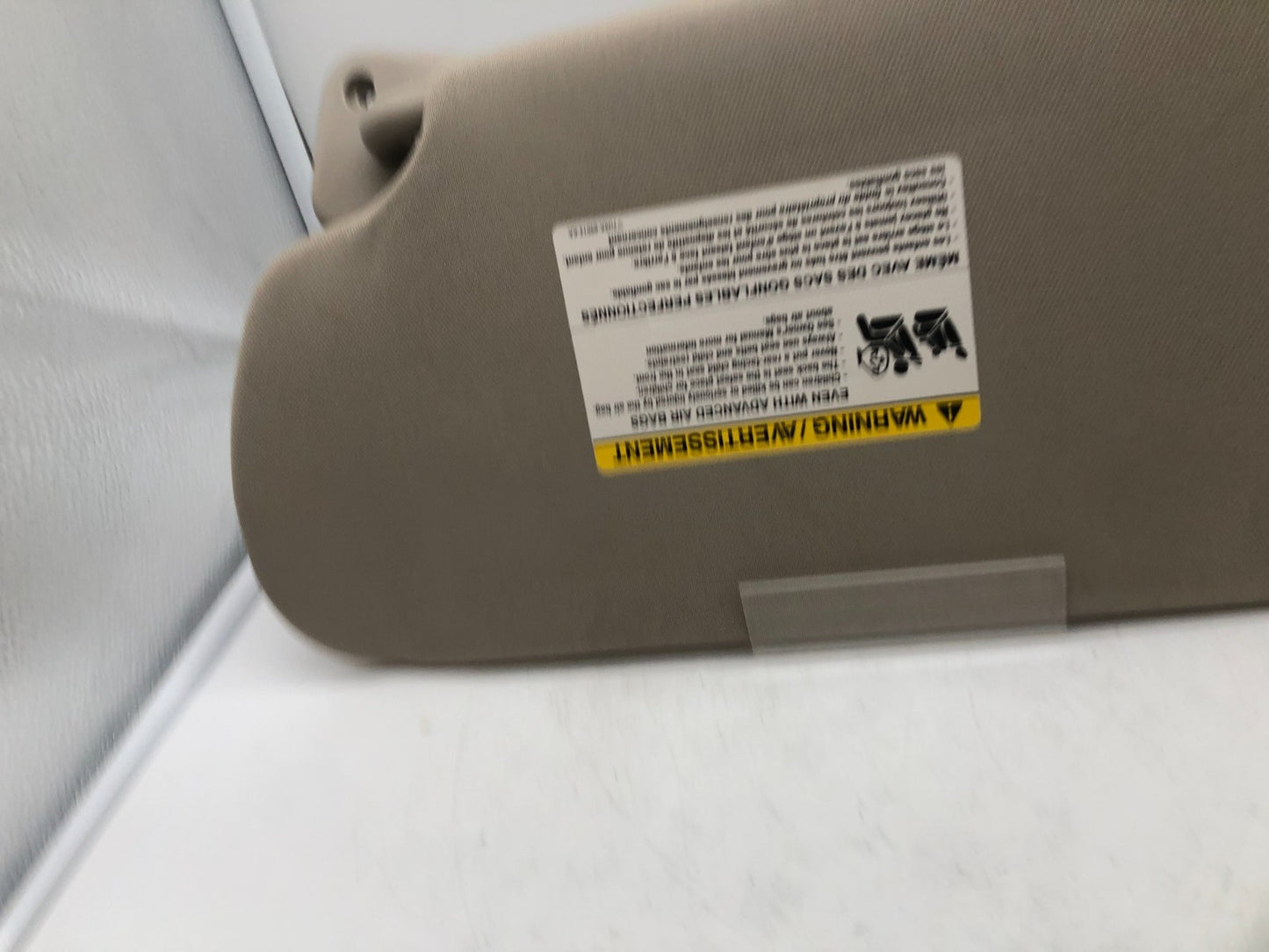 2009-2012 Ford Flex Passenger Sun Visor Tan Illuminated OEM A01B20022