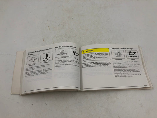 2005 Chevrolet Impala Owners Manual OEM A03B30045