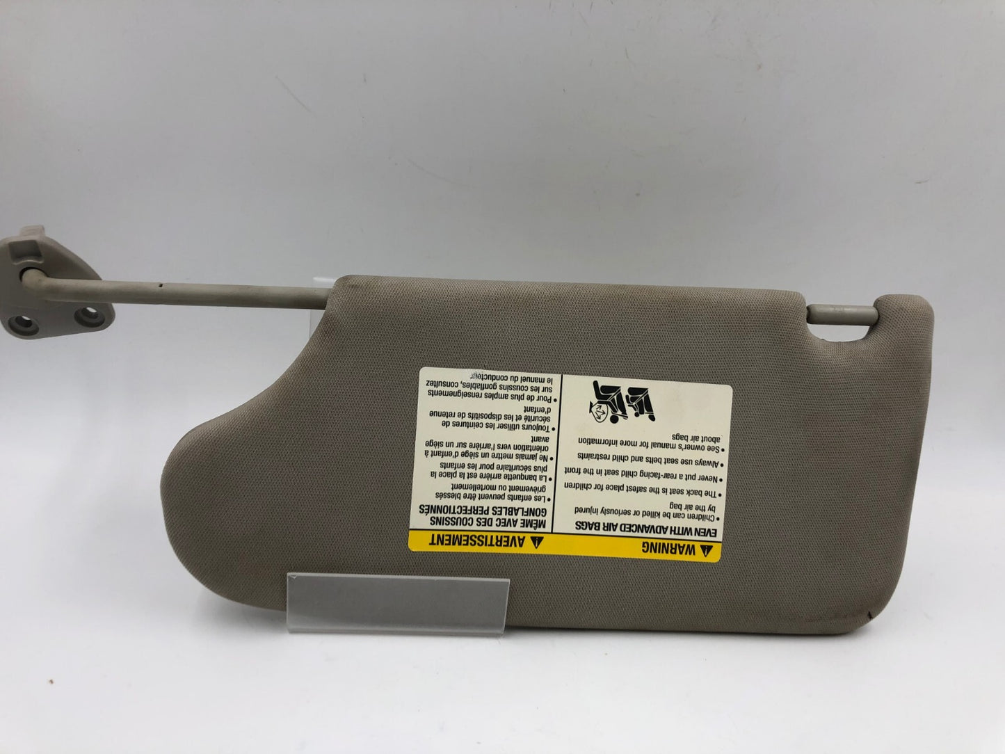 2013-2019 Nissan Altima Passenger Sun Visor Sunvisor Gray Illumination A03B52042