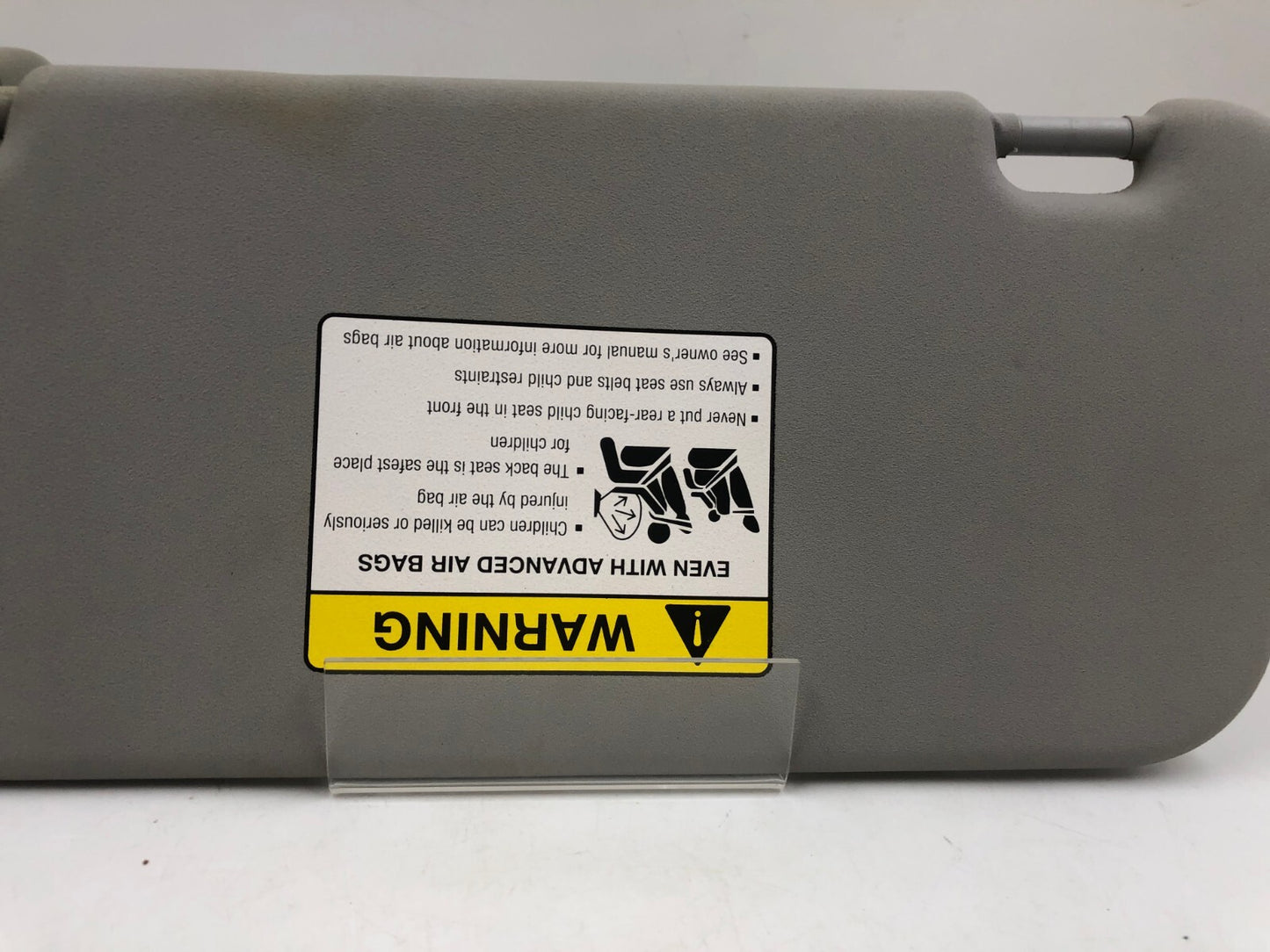 2007-2009 Mazda 3 Passenger Sun Visor Gray OEM C02B15023