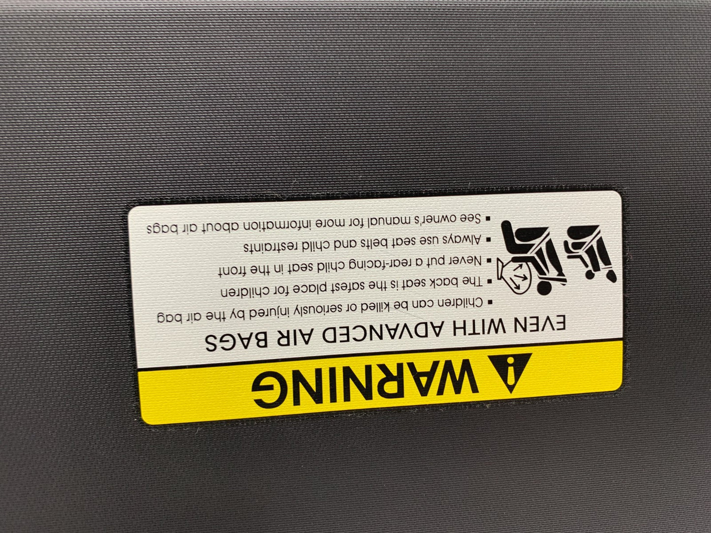 2014-2019 Kia Soul Passenger Sun Visor Black Illuminated OEM B04B51003