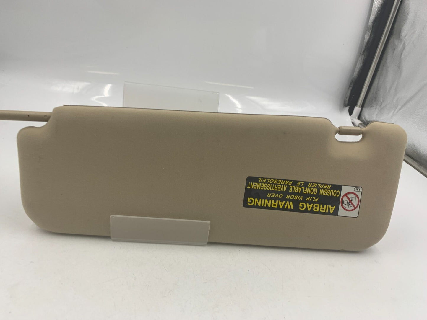 2007-2009 Lexus ES350 Passenger Sun Visor Tan OEM D02B33081