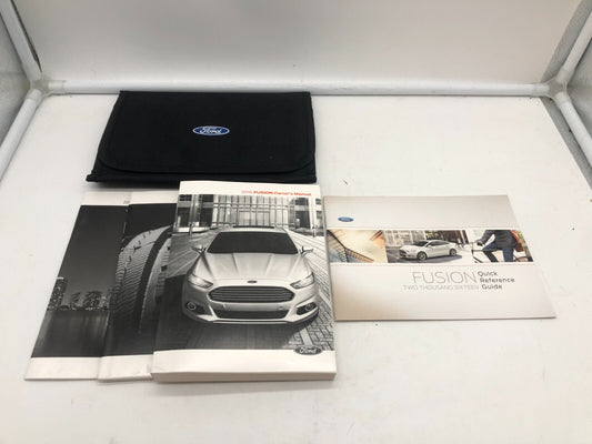 2016 Ford Fusion Owners Manual Set with Case OEM D03B67014