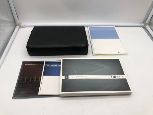 2008 Subaru Legacy Owners Manual Set with Case OEM B04B32089