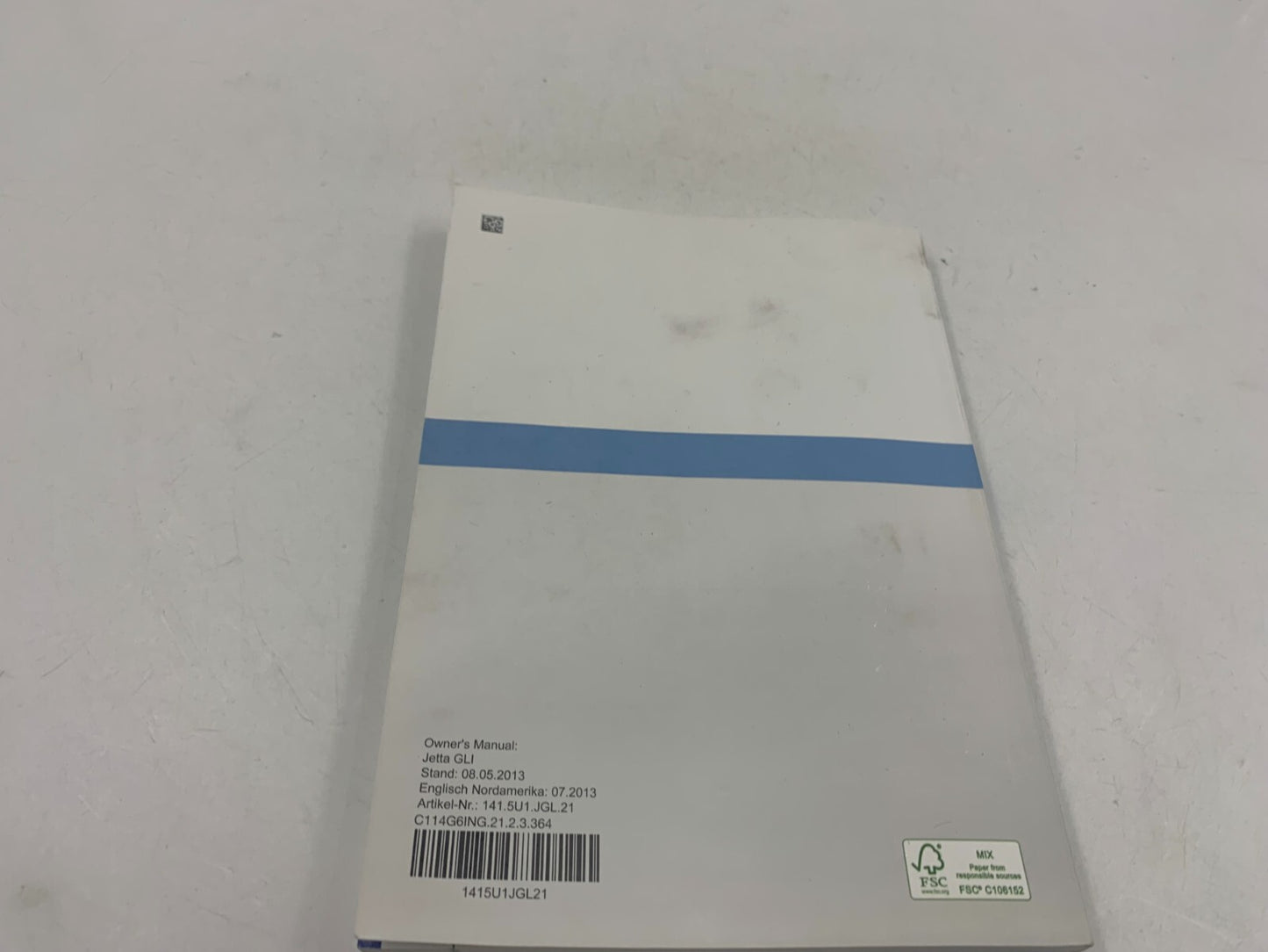 2014 Volkswagen Jetta Owners Manual Set with Case OEM C03B06051