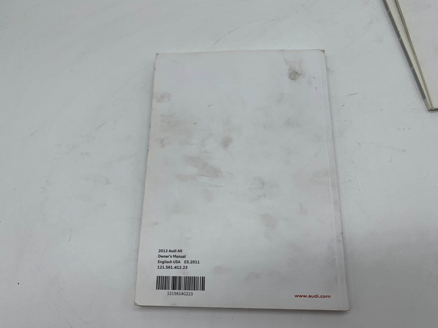 2012 Audi A6 Owners Manual Set OEM B01B23012