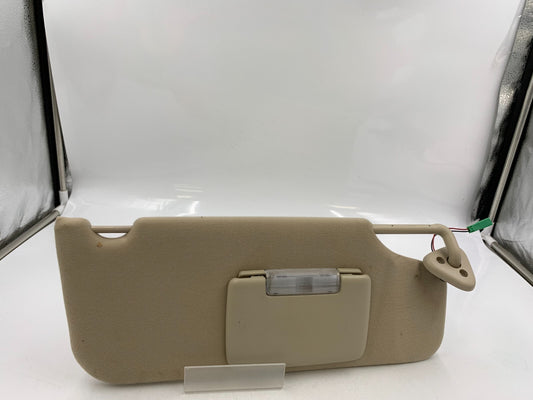 2006 Mercury Montego Passenger Sun Visor Beige Illuminated OEM E01B22024