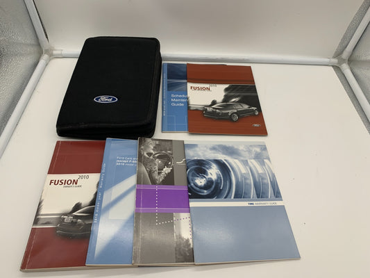 2010 Ford Fusion Hybrid Owners Manual Set with Case OEM R01B12025