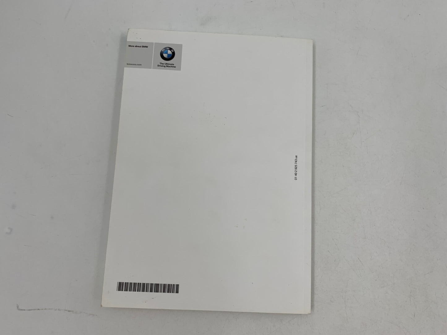 2014 BMW 3 Series Sedan Owners Manual Set with Case OEM A03B38055