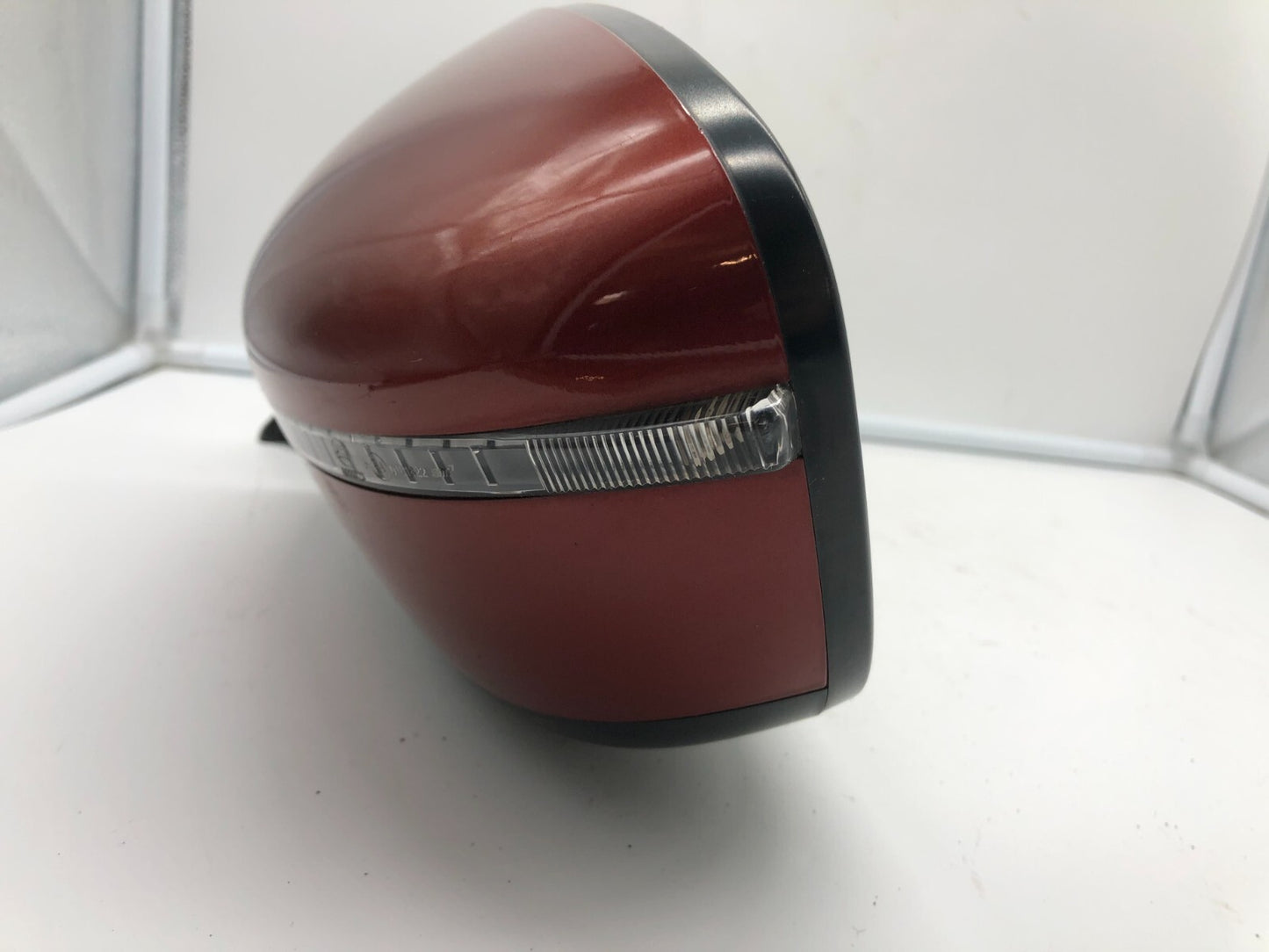 2016 Nissan Rogue Driver Side View Power Door Mirror Red OEM E03B16013