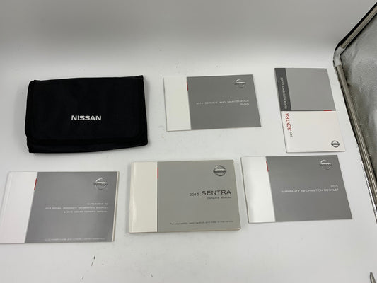 2015 Nissan Sentra Owners Manual Set with Case OEM B03B02025