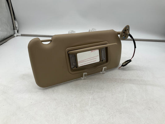 2004-2009 Cadillac SRX Passenger Sun Visor Tan Illuminated OEM A02B45030