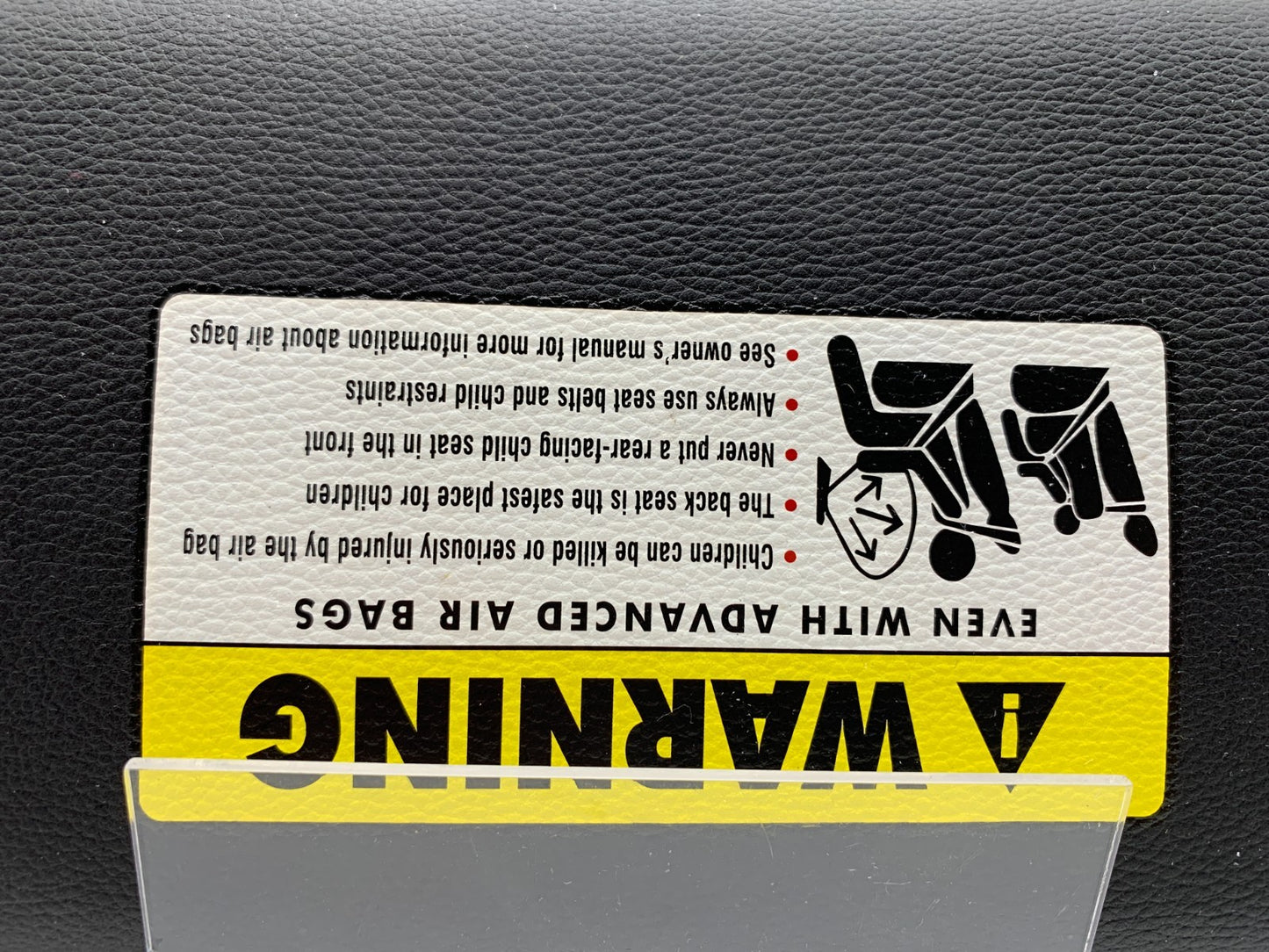 2007-2013 BMW 335i Passenger Sun Visor Black OEM A03B24053