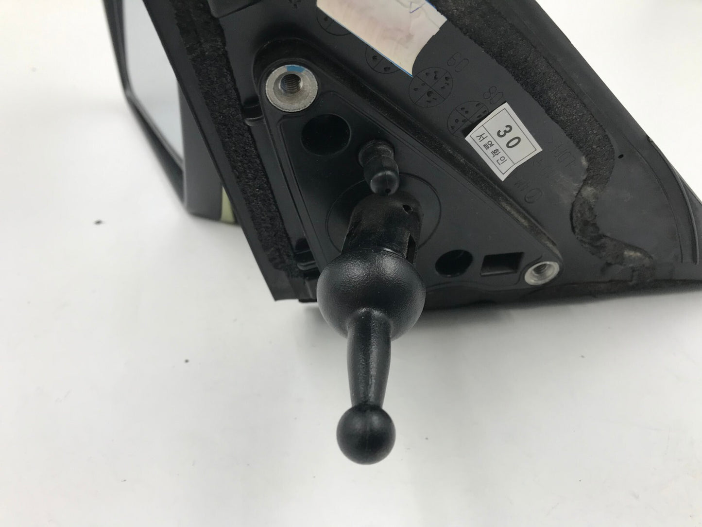 2010-2012 Kia Soul Driver Side View Manual Door Mirror Green OEM A03B52041