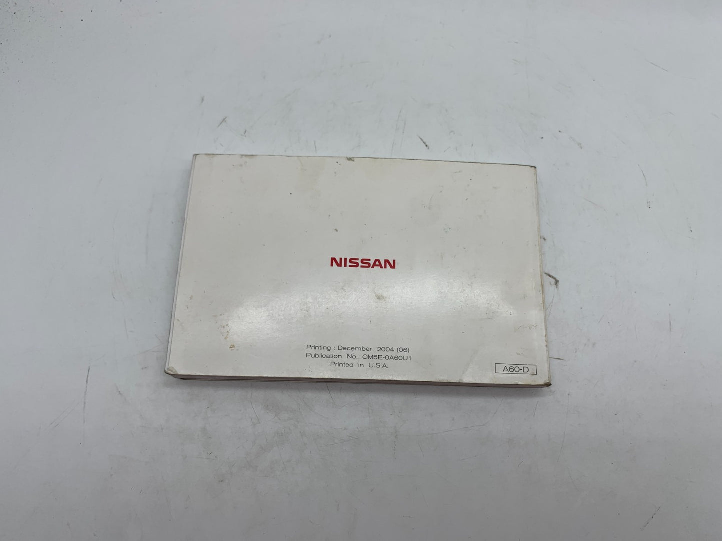 2005 Nissan Titan Owners Manual OEM B03B35007
