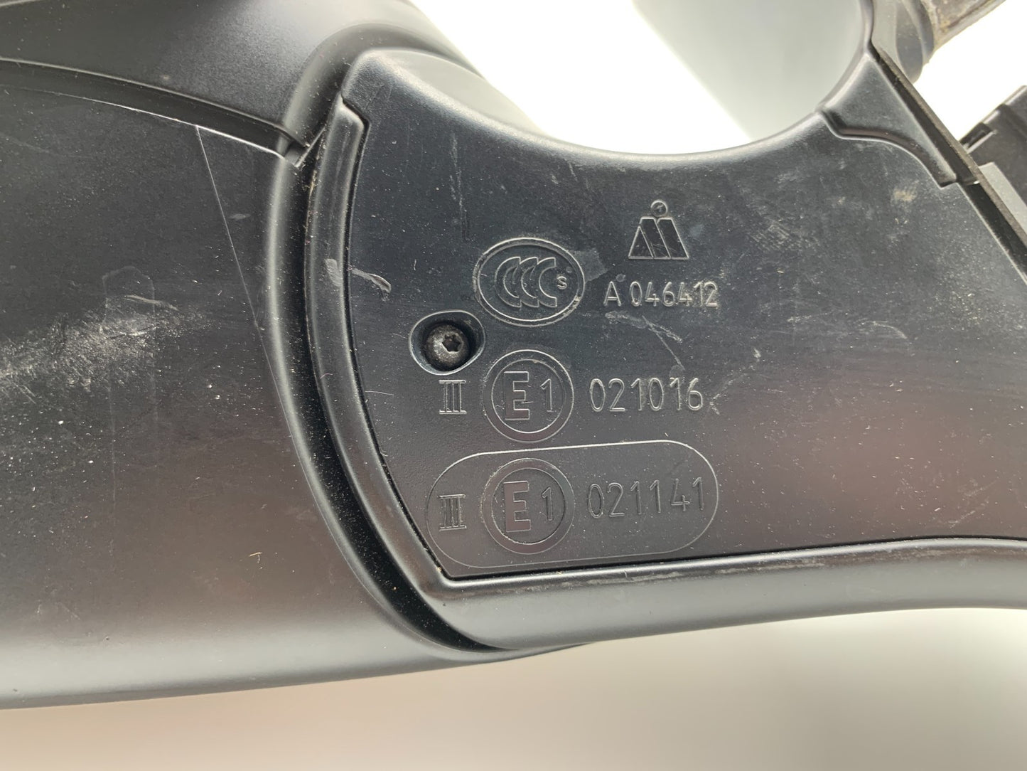 2012-2013 BMW 528i Driver Side View Power Door Mirror White OEM B03B36001