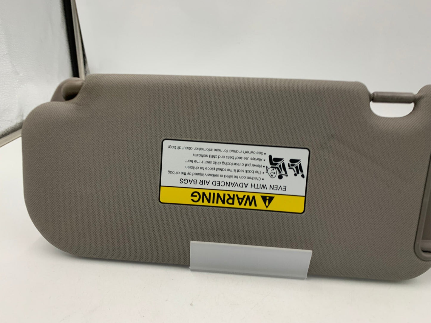 2010-2015 Hyundai Tucson Passenger Sun Visor Gray OEM without Sunroof